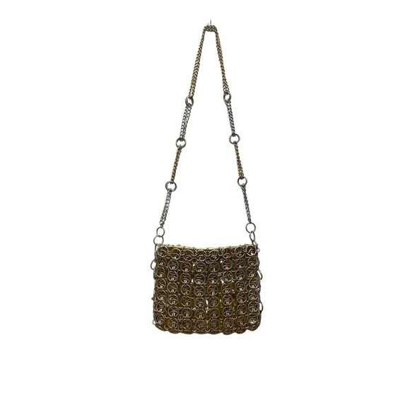 Magid Unisex Gold/Silver Chainmail Vintage Style Handmade Crossbody Bag - Picture 1 of 11